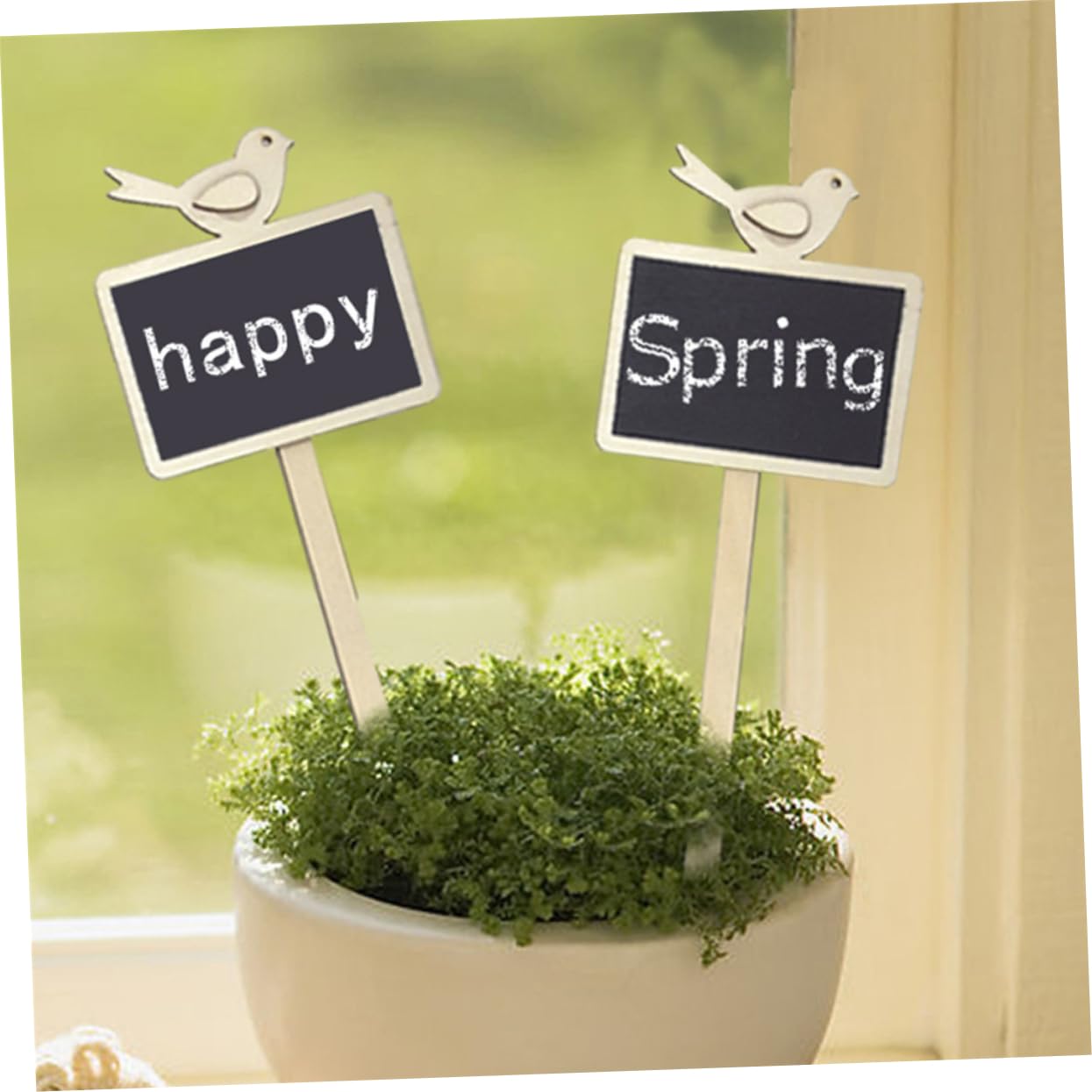 SUPVOX 50pièces Étiquettes De Jardin De Plantes Avec Piquets Mini Ardoises Pour Identification Des Et Plantes Et Stables Balcon Et Jardin