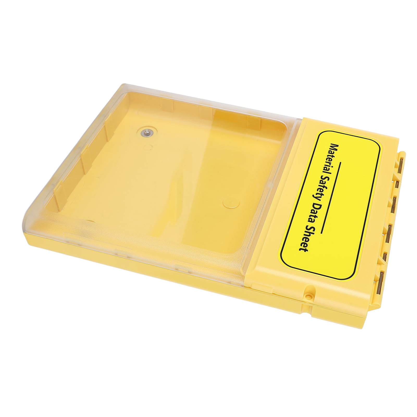 Bewinner Scatola Portadocumenti Visiva Resistente Alla Polvere e all'acqua, Scatola Magnetica per Documenti Industriali MSDS per Manuali, Schede di Sicurezza, Custodia Trasparente Portatile per