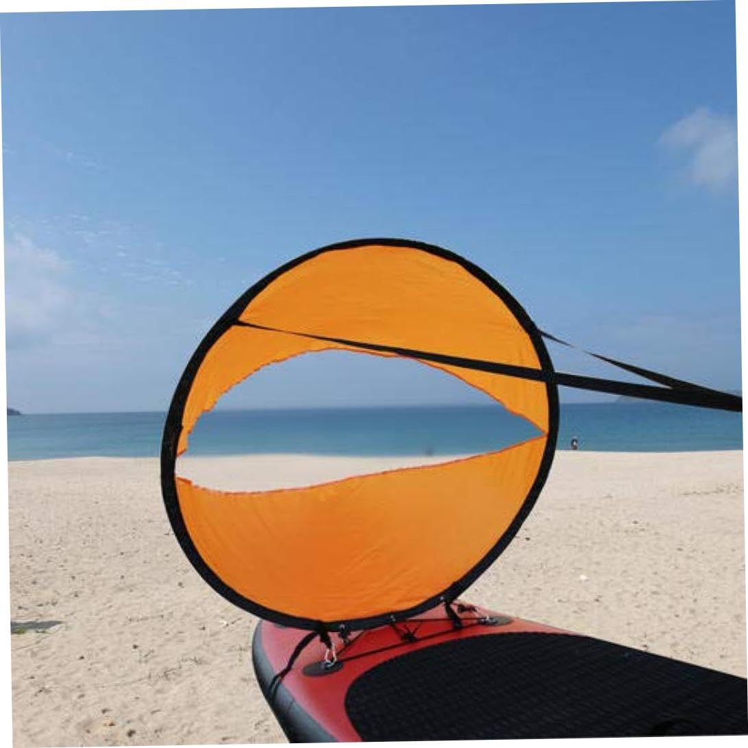 Kit a Vela del sottovento 42 Pollici Kayak Volto Accessori per Paddle Board per Kayak per Barca a Vela in Barca a Vela Canoa Arancione Kayak Hardware