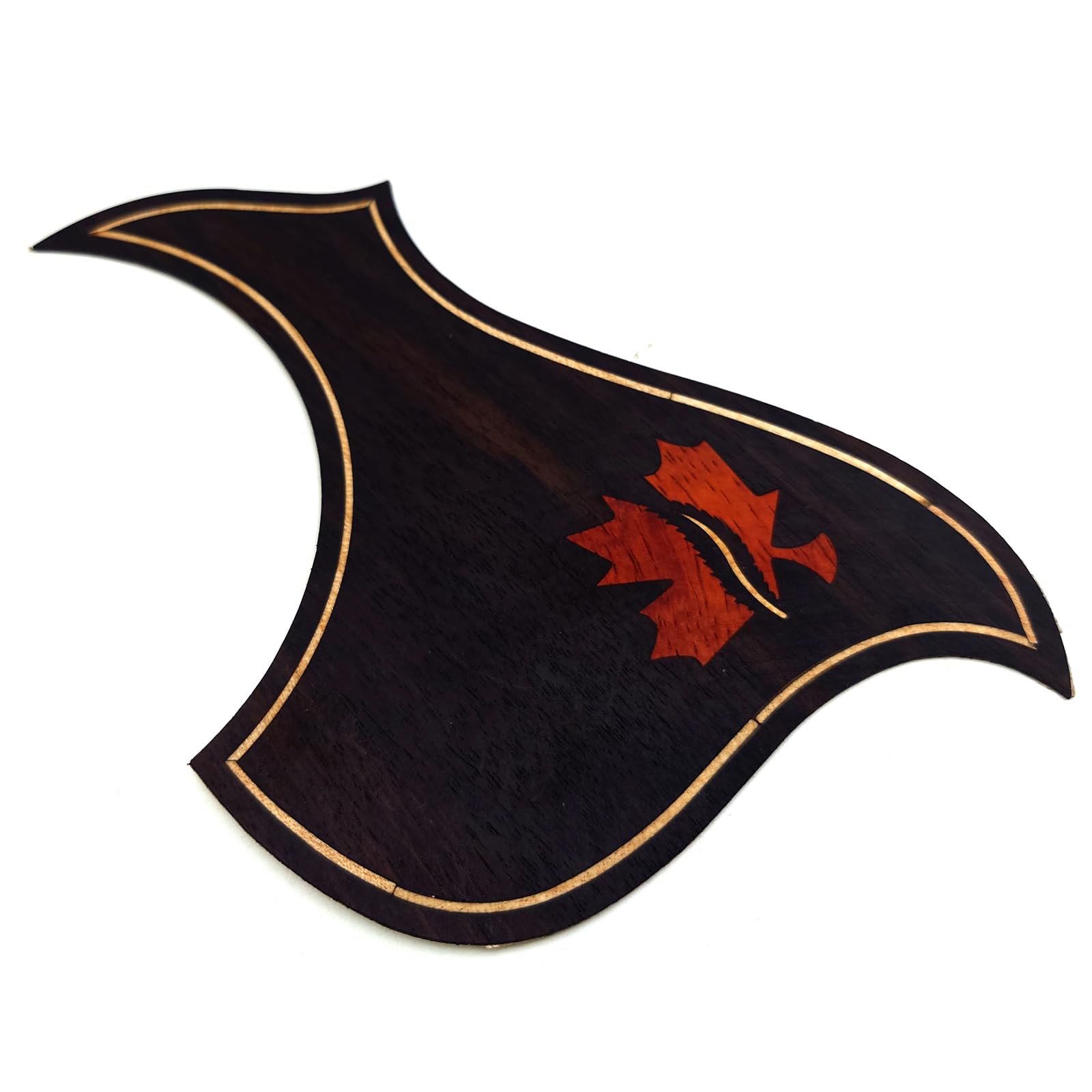 Guitar Pick Guard, Battipenna in abalone in palissandro autoadesivo for Chitarre acustiche folk D-45 Taylor(36)