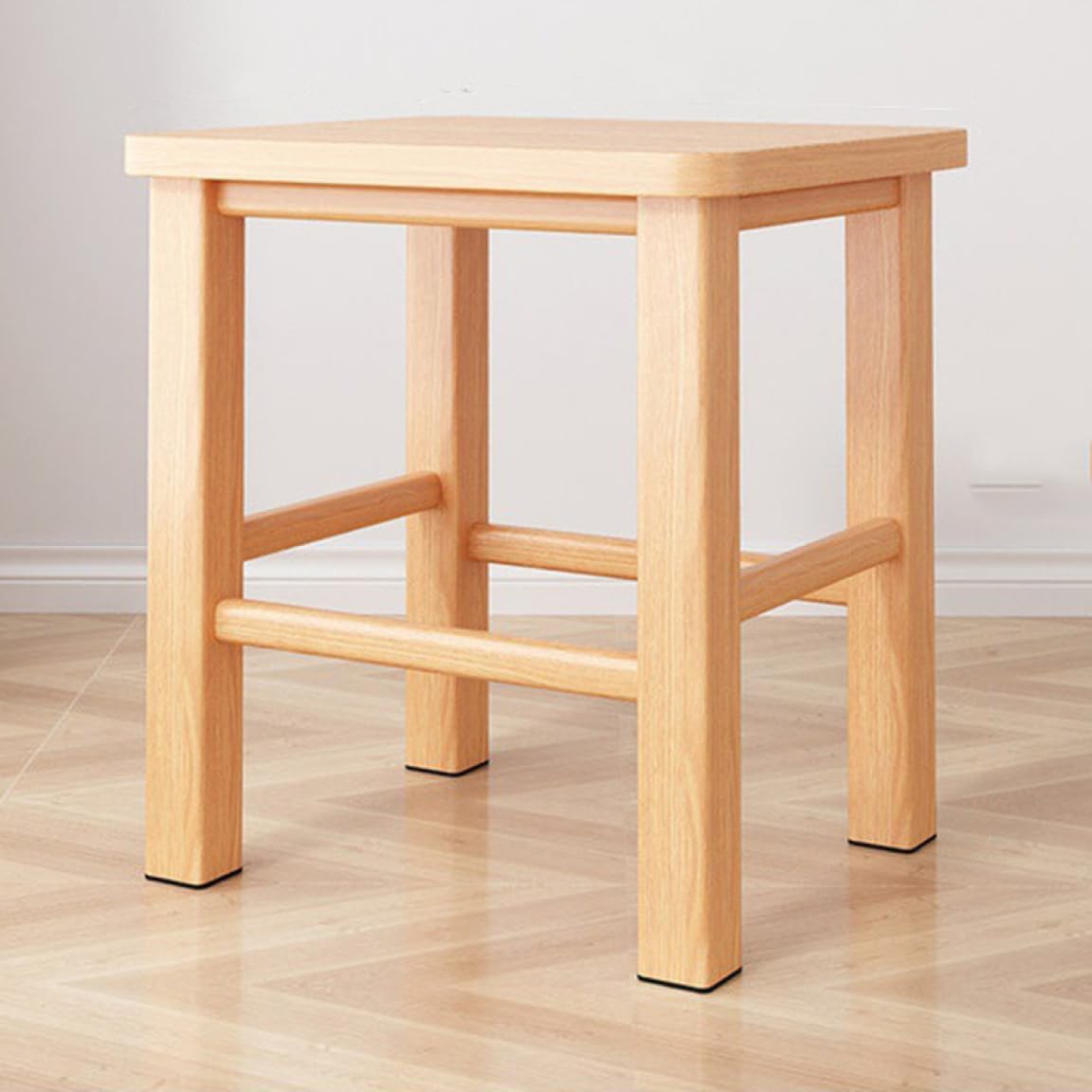 ヴィンテージ 木製スツール 背もたれ付き 東谷 スツール 木製 高さ45cm 楕円 ロータイプ 上品 チェア 椅子