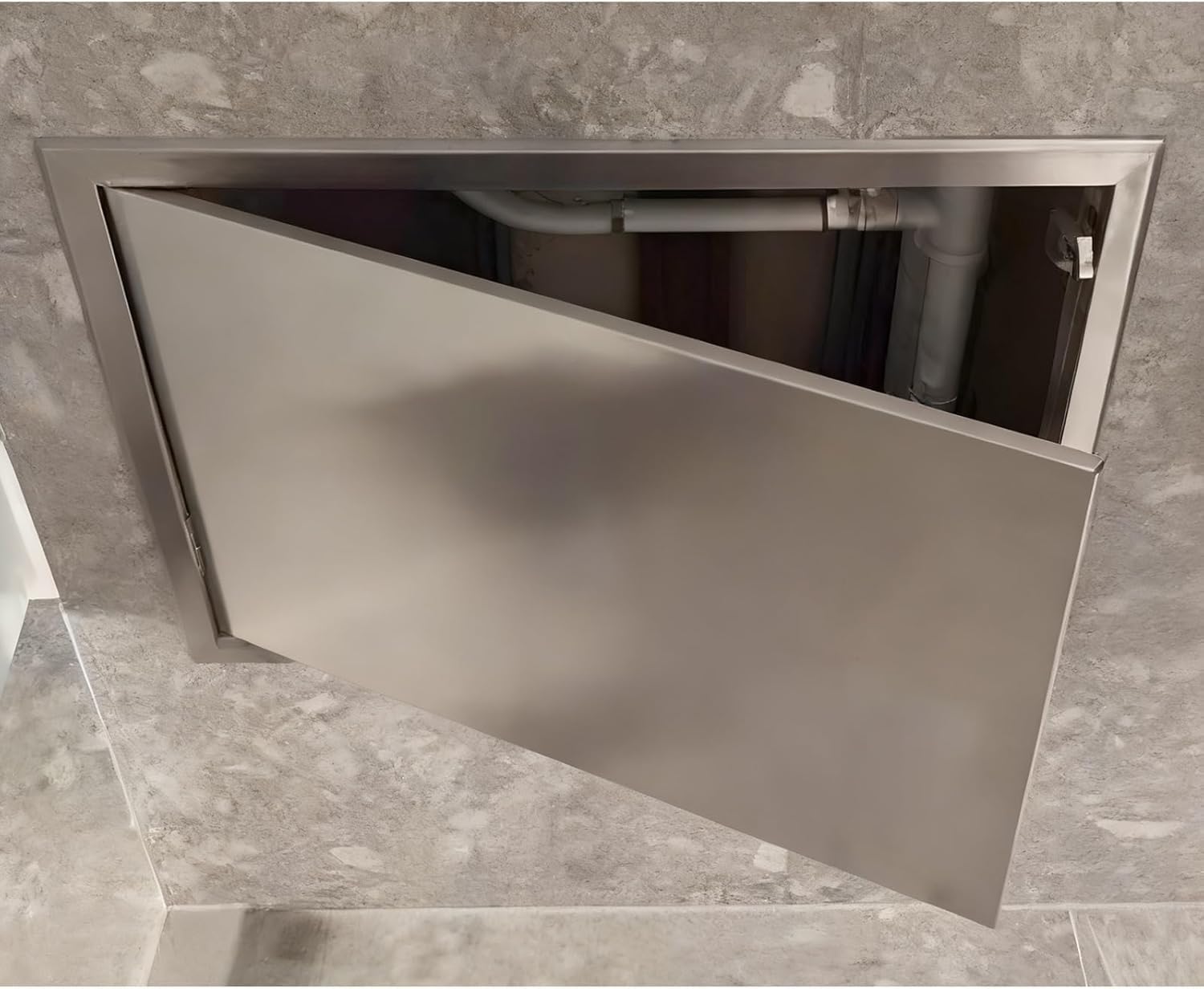 Escotilla de inspección de Acceso empotrada, diseño Cuadrado/Rectangular Personalizable para Pared/Techo, se Ajusta a RAS de la Superficie, Duradera y fácil de Instalar.