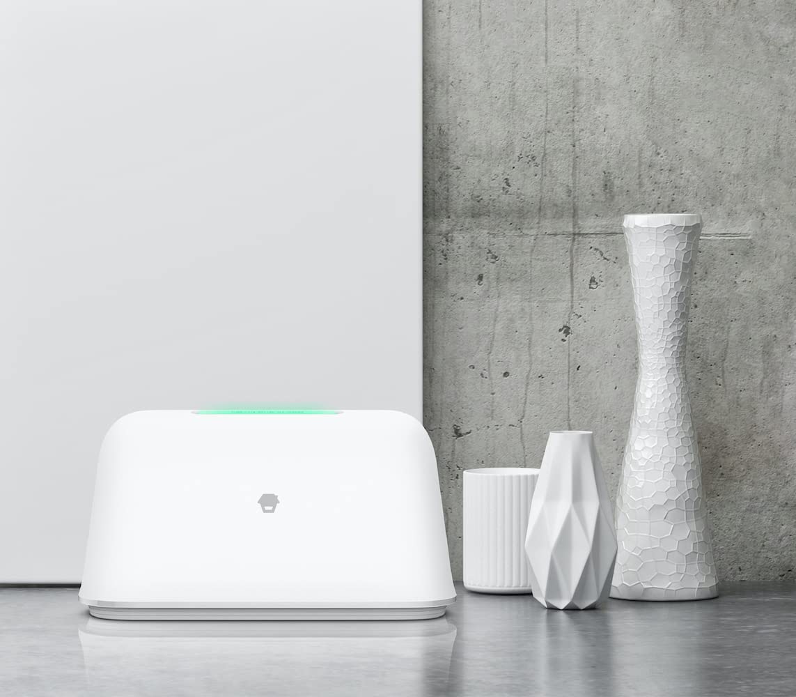 Chuango OV-300 - Smart WiFi Alarm System, kabelloses Haussicherheitssystem mit Basisstation, 97 db, Tür-/ Fenstersensor und handlicher Fernbedienung