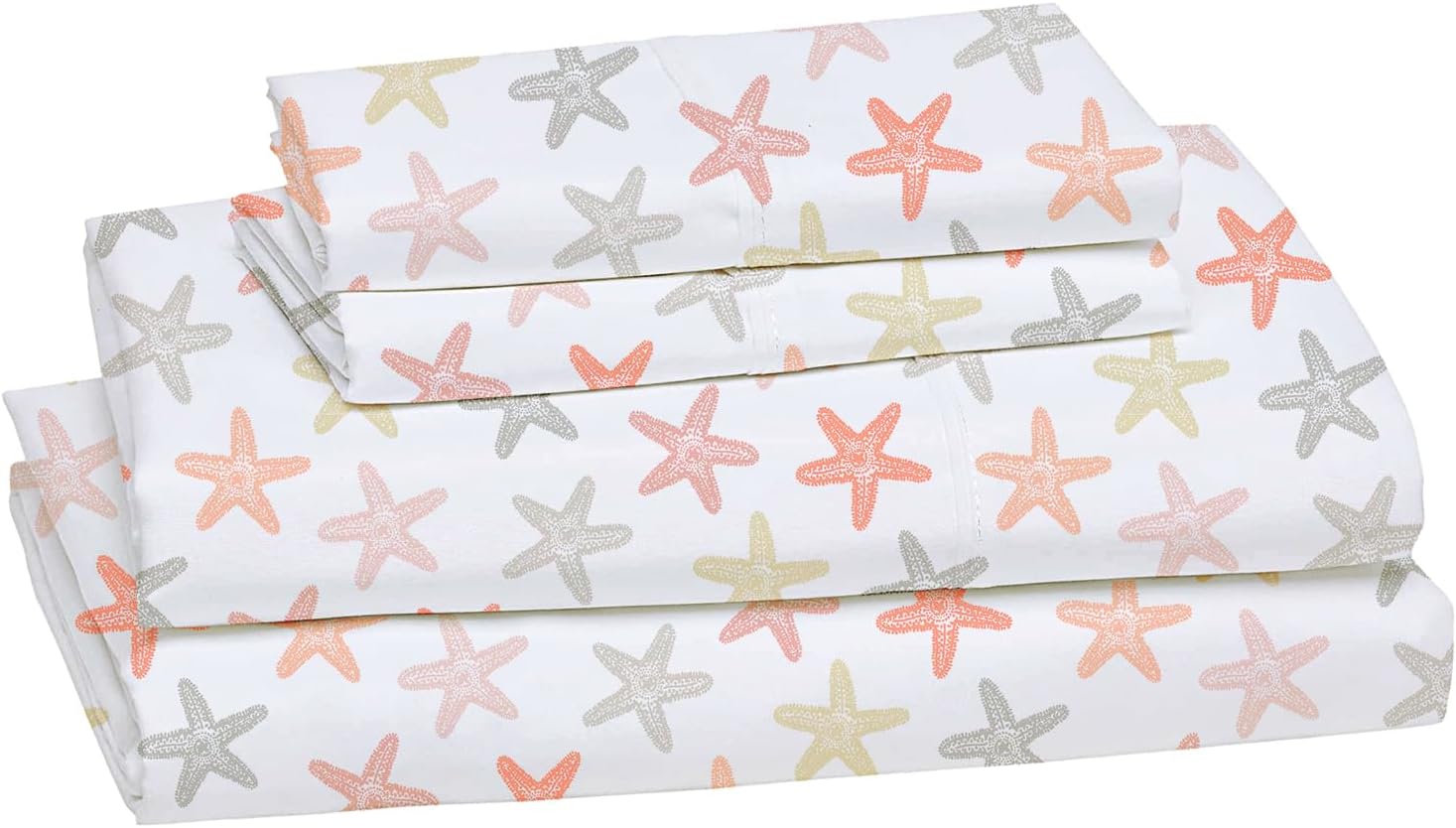 ILVOE Floral Queen Sheet Set Flower Bed Sheets, 4 Piece