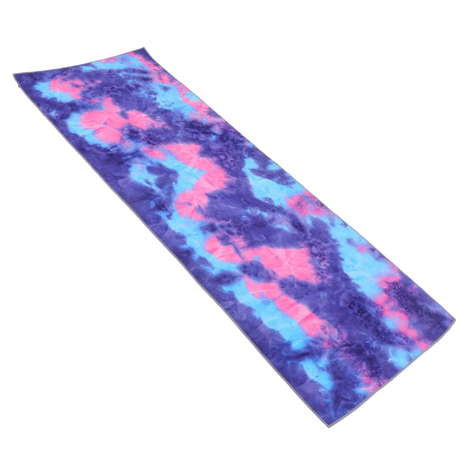 Outanaya Esterilla de Yoga Acolchada de Fibra Superfina Gruesa, Cojín Protector para Rodillas y Codos, Tapete Flexible para Ejercicios de Pilates y Fitness, Color Púrpura Bolsa de Malla,