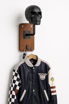 Skull Helmet Holder Wall Mount Helmet Storage Rack