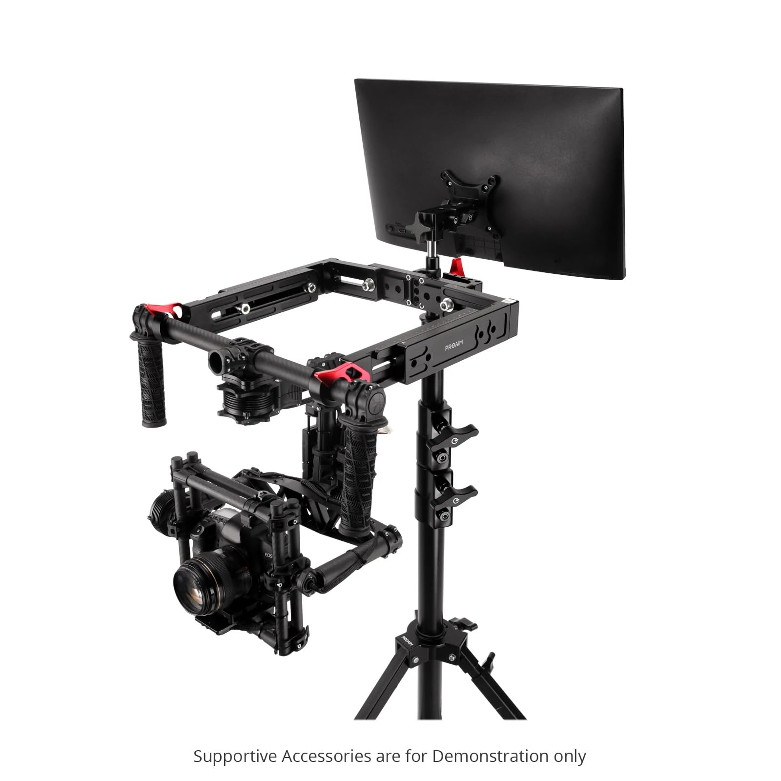 PROAIM Support d'accueil Universel pour cardans de caméra à 3 Axes, 30 kg | Reposez votre gimbal en sécurité. Support réglable compatible avec tout gimbal 3 axes et tout C-Stand.