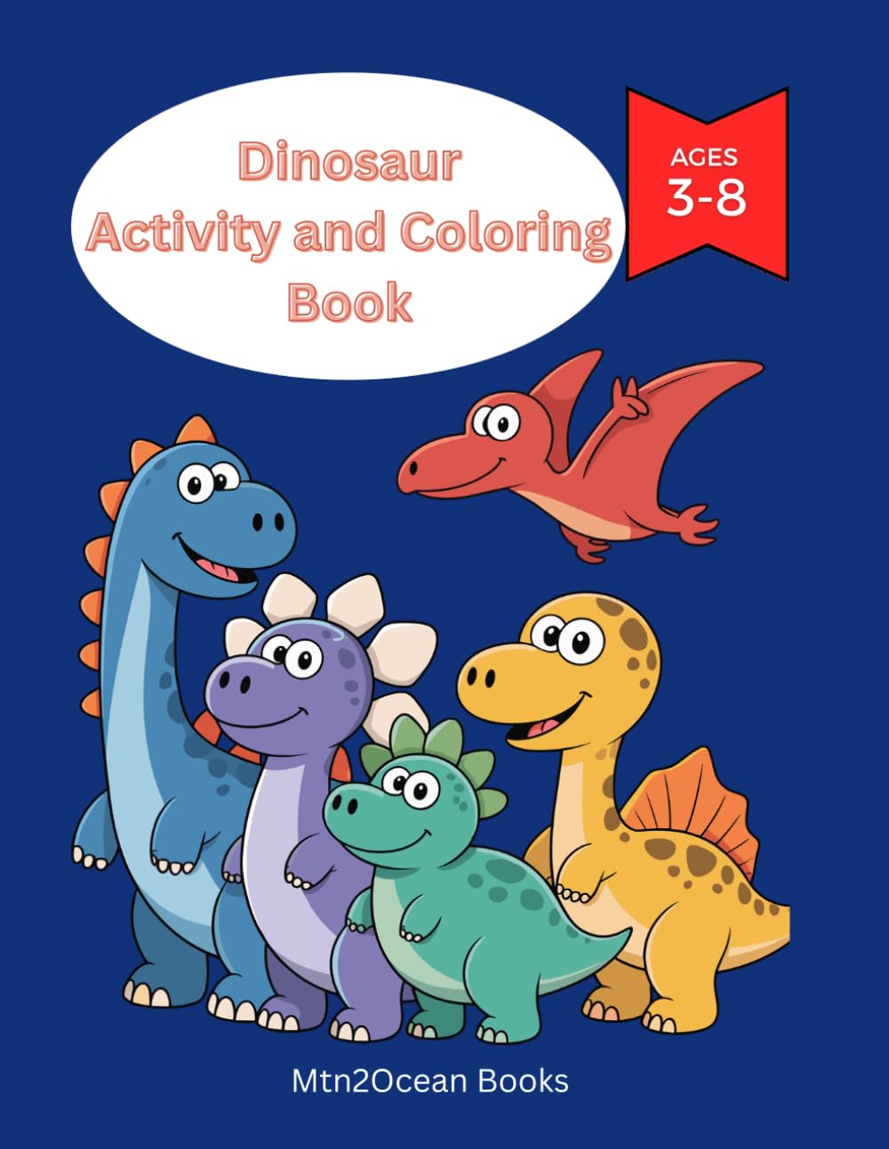 Dinosaur Activity and Coloring Book