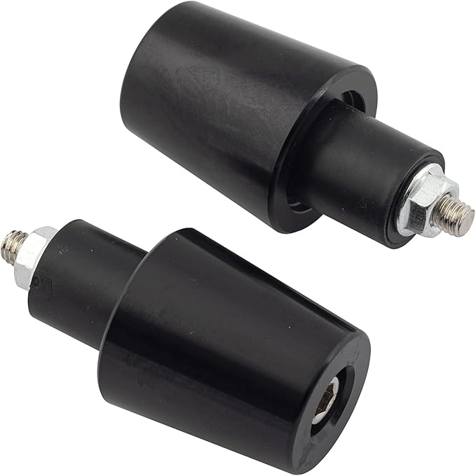 Set Contrappesi Bilancieri Stabilizzatori Manubrio Moto Scooter Alluminio Nero : Amazon.it: Auto e Moto
