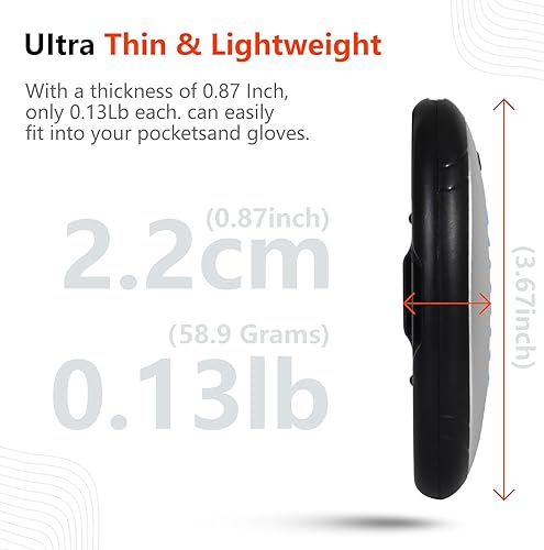 Miniatura 4 de Calentadores de manos recargables  Calentadores de manos eléctricos 2 en 1, 4000 mAh, ligero y elegante, certificado UL, 3 ajustes de calor, 12