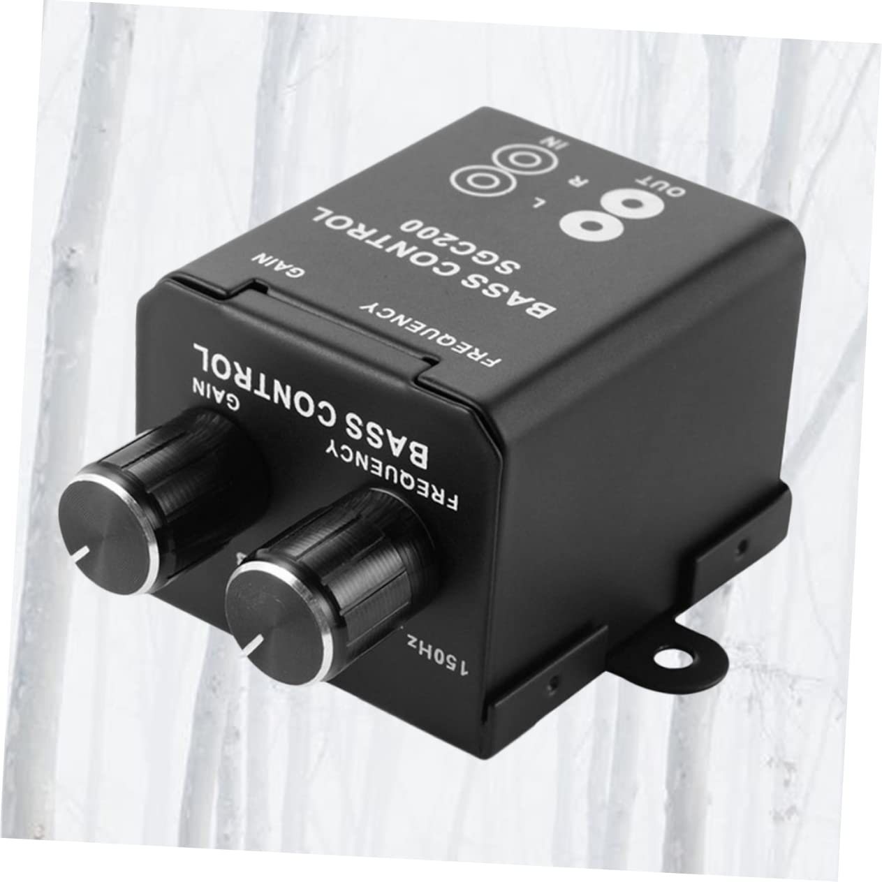 Cabilock 1Pc Car Remote Level Control Knob for Amplifiers Durable Gain Volume Regulator Easy Installation for Bass Audio Devices Vehicles Signal Transmission