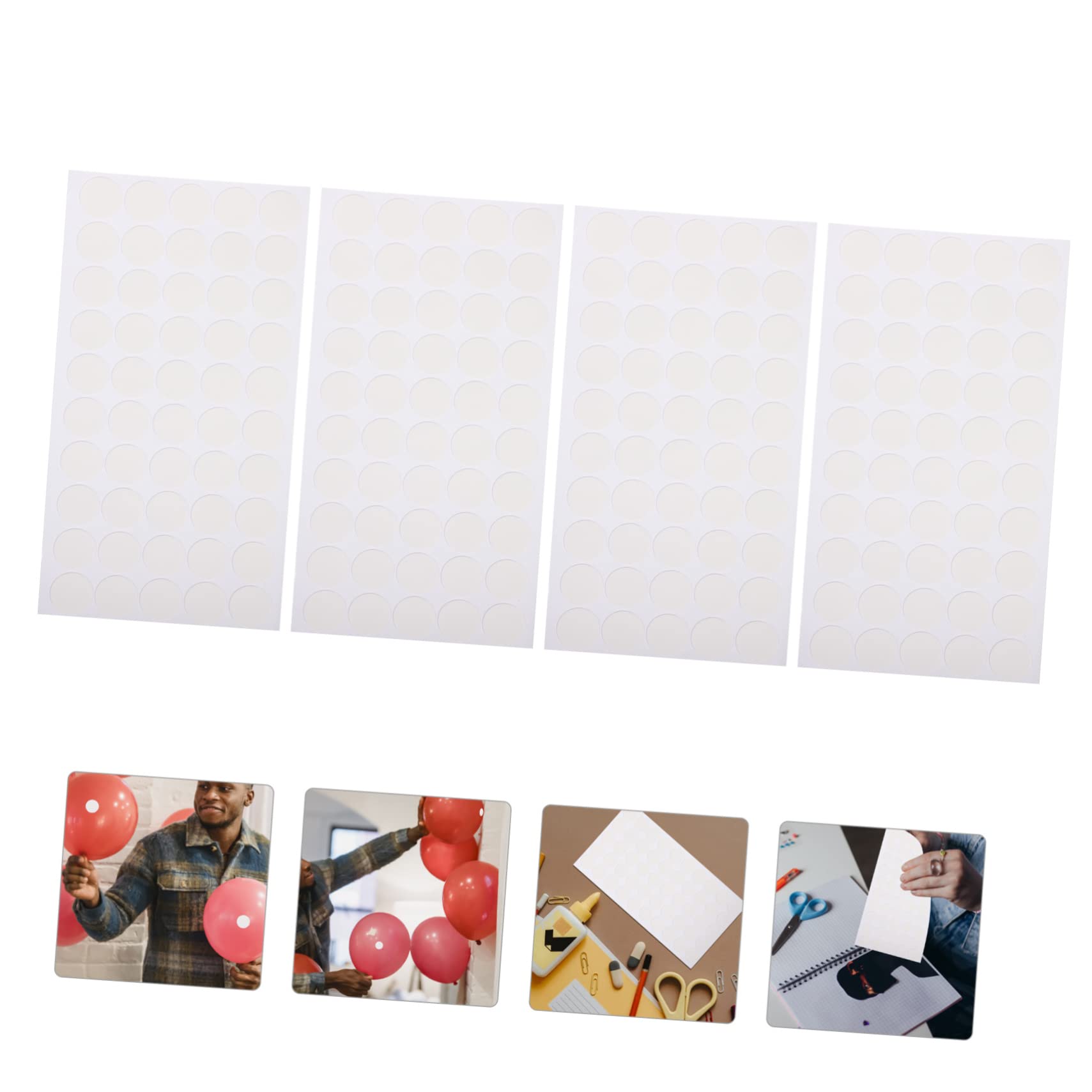 NUOBESTY 600stücke Transparente Doppelseitige Klebepunkte Selbstklebende Acryl-pads Für -projekte Für Dekorationen Bastelarbeiten Und Möbelanwendungen