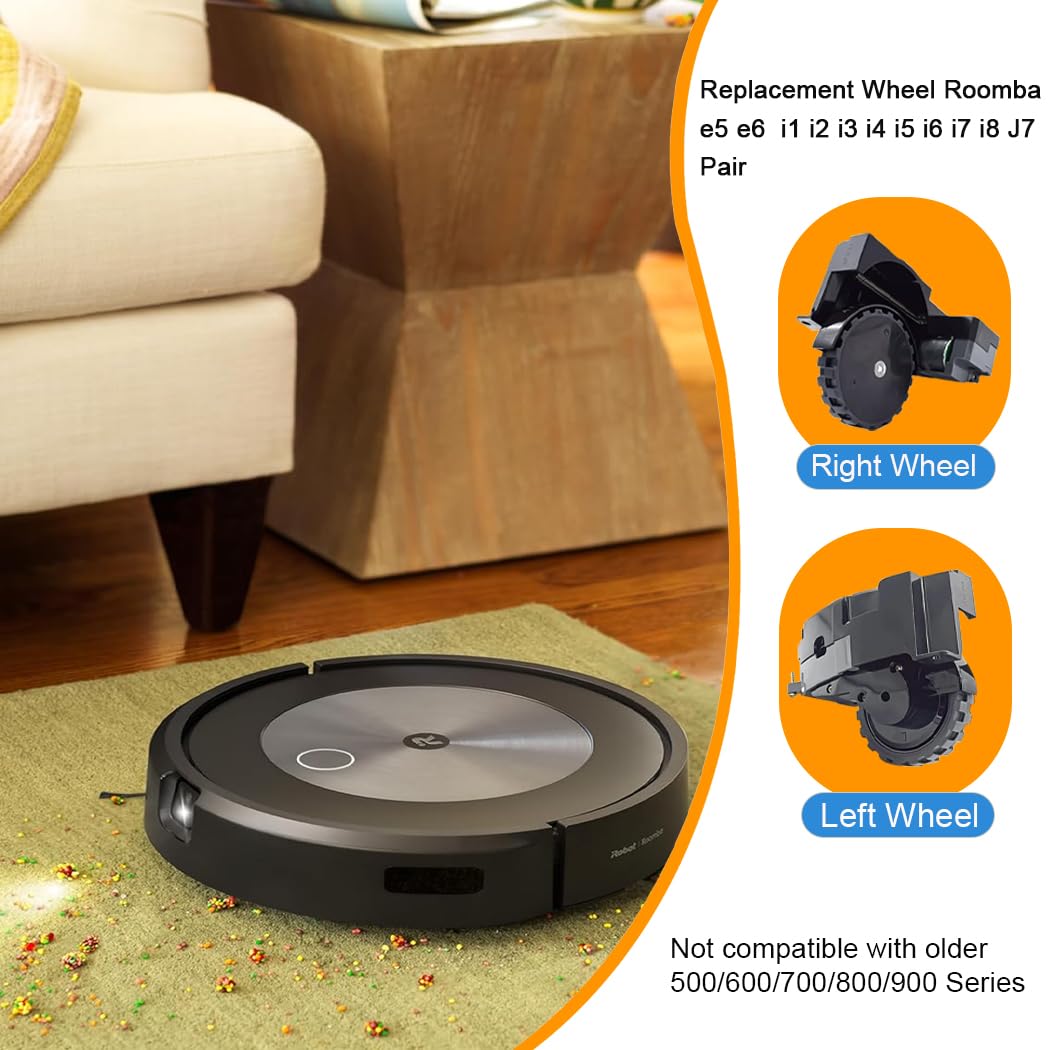 Modulo Ruota per Roomba serie I&E, Destro e Sinistro | per iRobot Roomba I1 I2 I3 I4 I5 I6 I7 I8 E5 E6, Ricambio per Modulo Ruota per Roomba I1 I2 I3 I4 I5 I6 I7 I8 E5 E6 Serie I&E
