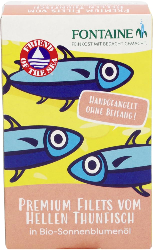Premium Filets Thunfisch in Bio-Sonnenblumenöl 12 x 120 g