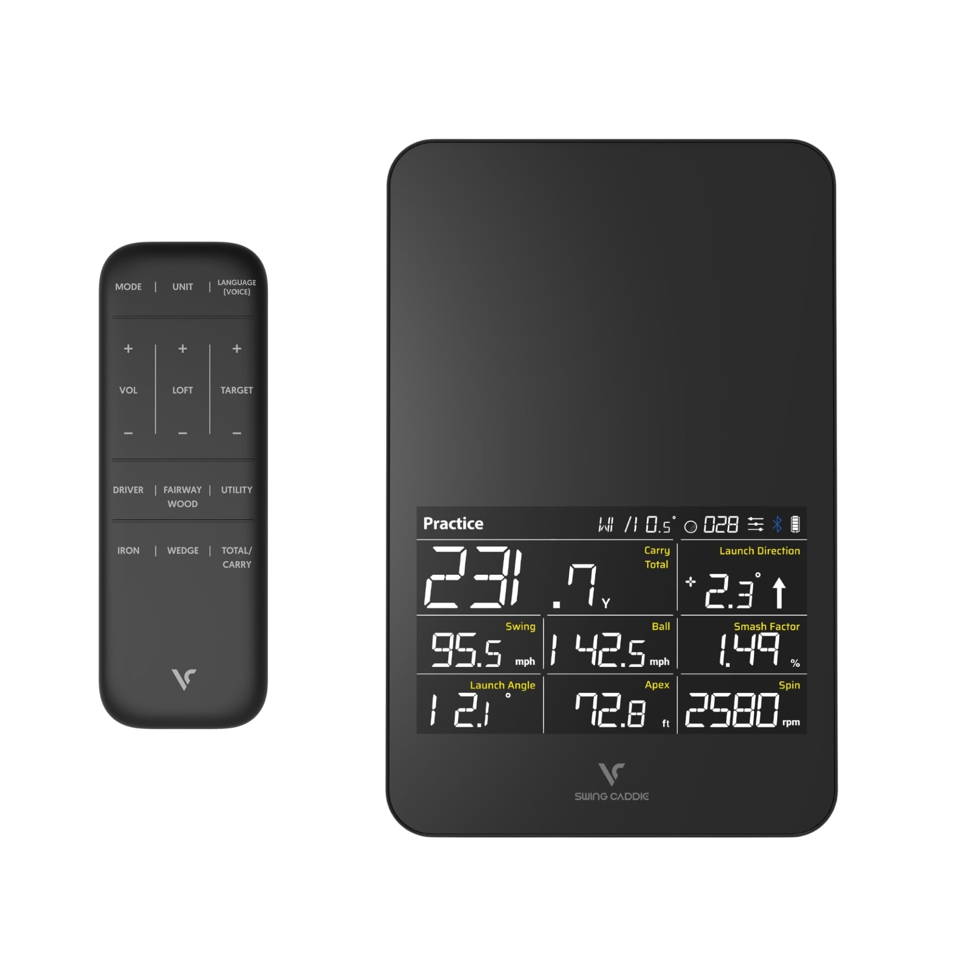 Voice Caddie SC4 Pro Monitor de Lanzamiento de Golf Simulador 3D con Funda Oficial