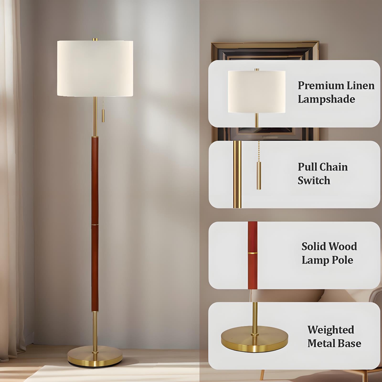 【専用】Modern Floor Lamp ミッドセンチュリー EMORLO 62
