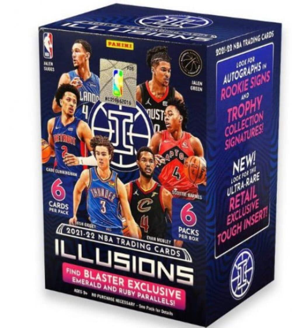 Amazon.com: 2021/22 Panini Illusions NBA Trading Cards - 6 Packs
