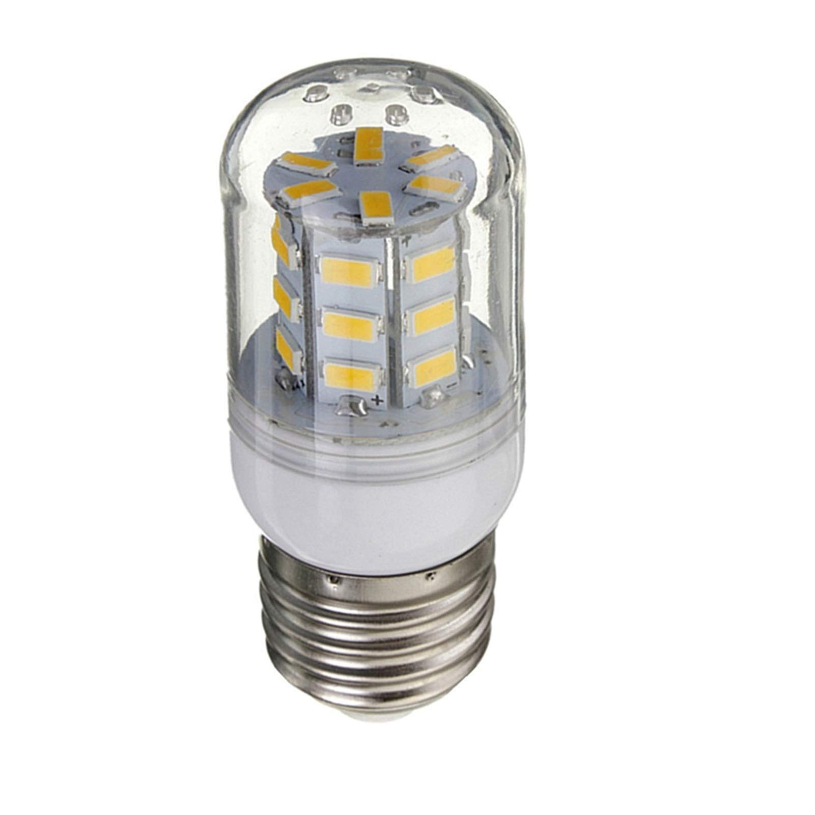 ANTYX 12 V E27 Żarówka LED Nie ściemnialna, 4W E27 Podstawa śrubowa Żarówki LED 40 W żarówka żarówka równoważna, 3000K / 6000K DC12-80V dla RV Camper Marine, 10-pack (Color : Zimna biel)