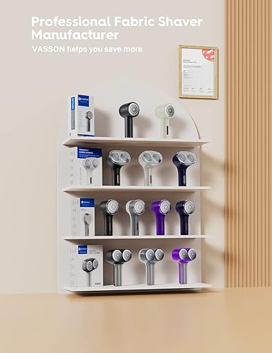 Miniatura 8 de VASSON Afeitadora de tela, removedor eléctrico de pelusas, afeitadora de pelusa recargable, afeitadoras de suéter para quitar pelusas, removedor de