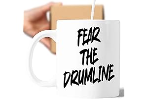 Drummer's Delight: Unleash the Rhythm with our Fearsome Drum Mug