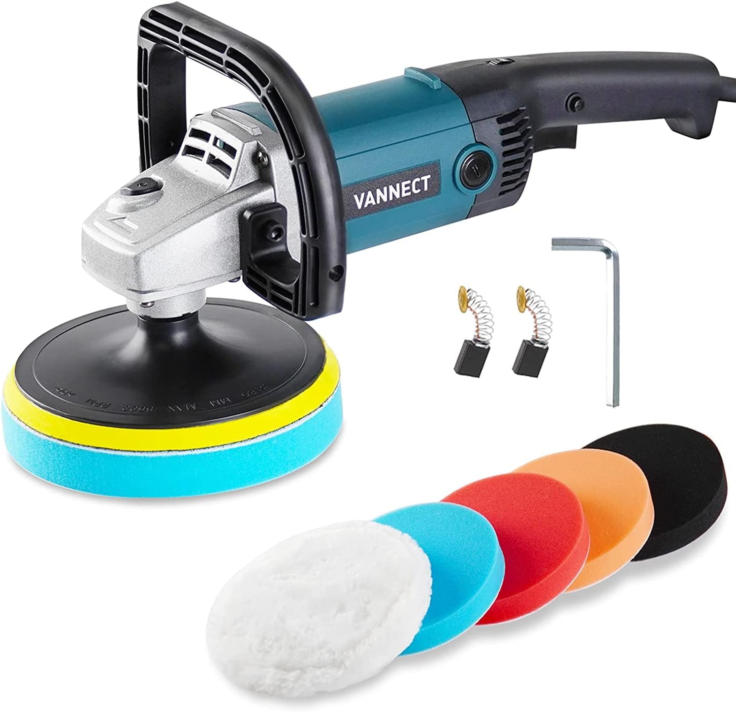 VANNECT Buffer Polisher and included accessories