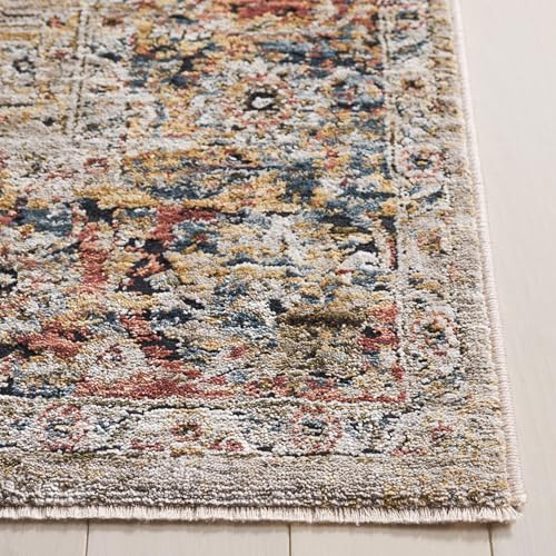 Tapete SAFAVIEH Silverado Beige y Rust 5' x 8' Oriental miniatura 3