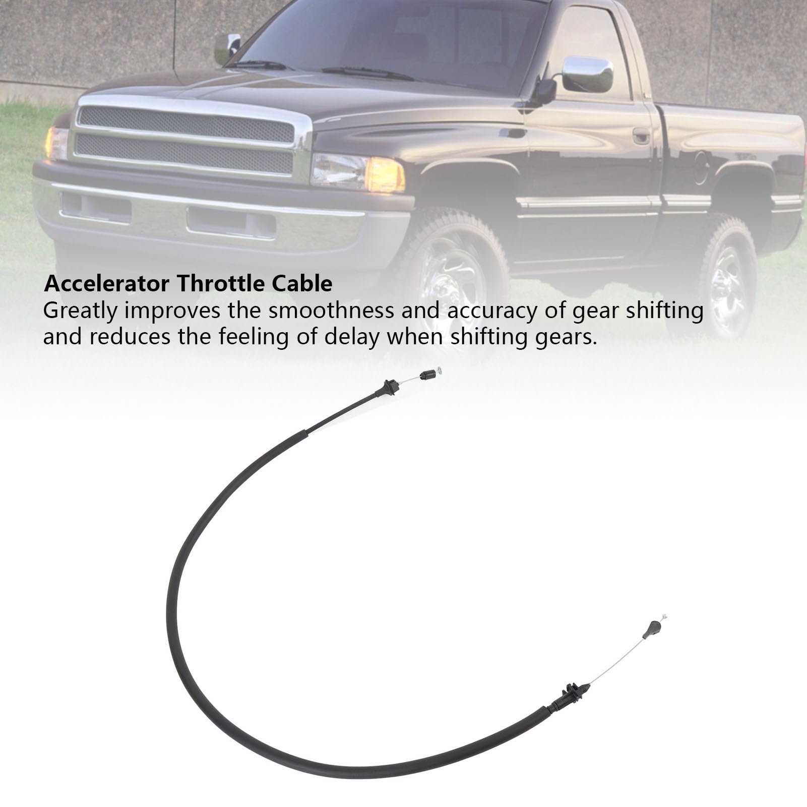 Cable del Acelerador para 1500, Se Adapta a 1996-2001 con Motor V8 de 5,2 L y 5,9 L, Optimiza los Cambios y el Control para una Experiencia de Conducción Suave, Diseño de Alta