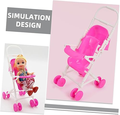 Miniatura 8 de FELTECHELECTR Cochecito mini casa de muñecas, casas de muñecas, juguetes de juguete, adorno de coche, accesorios para decoración de casa de muñecas,