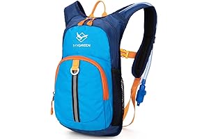 Kids Light Hiking Backpack with Built-in 1.5L Water Bladder