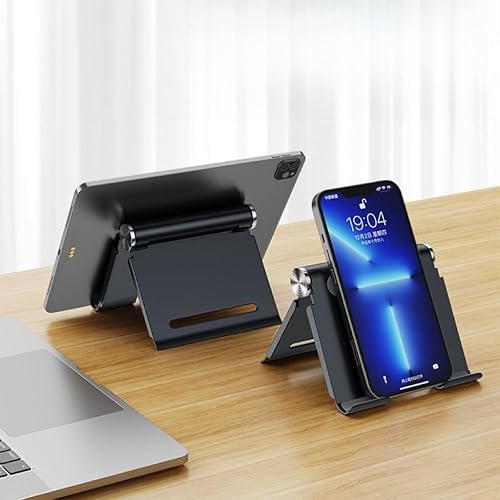 Miniatura 2 de Soporte portátil multiángulo para tableta iPad, lector electrónico y teléfono - negro