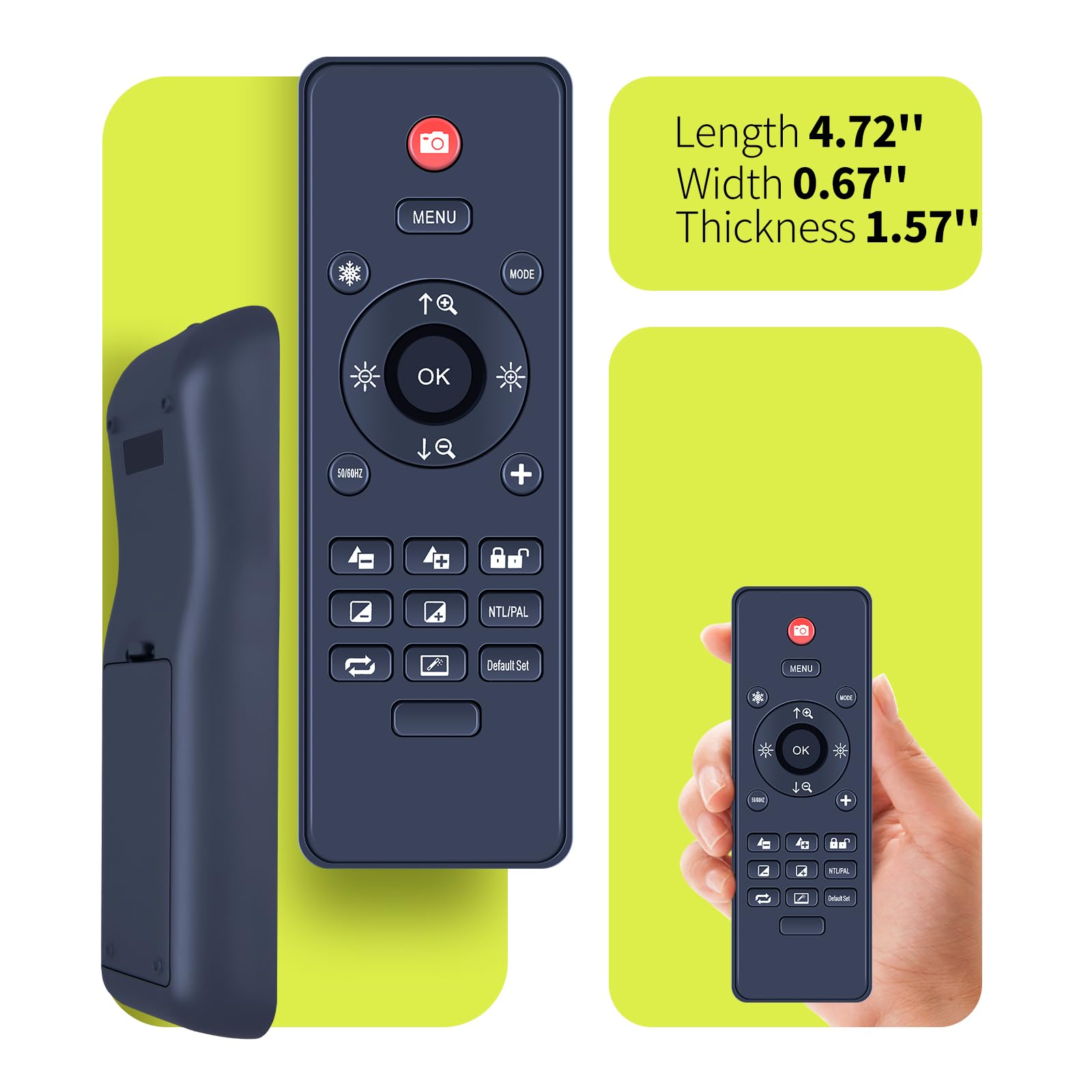 Ersatzfernbedienung kompatibel mit Andonstar LCD-Digitalmikroskop AD246S-M Plus, AD407, AD407 Pro, AD246S-M, AD249S-M, AD210, AD409, AD409 Pro, AD210S-Pro, AD249SM-Plus, ADSM302, ADSM301