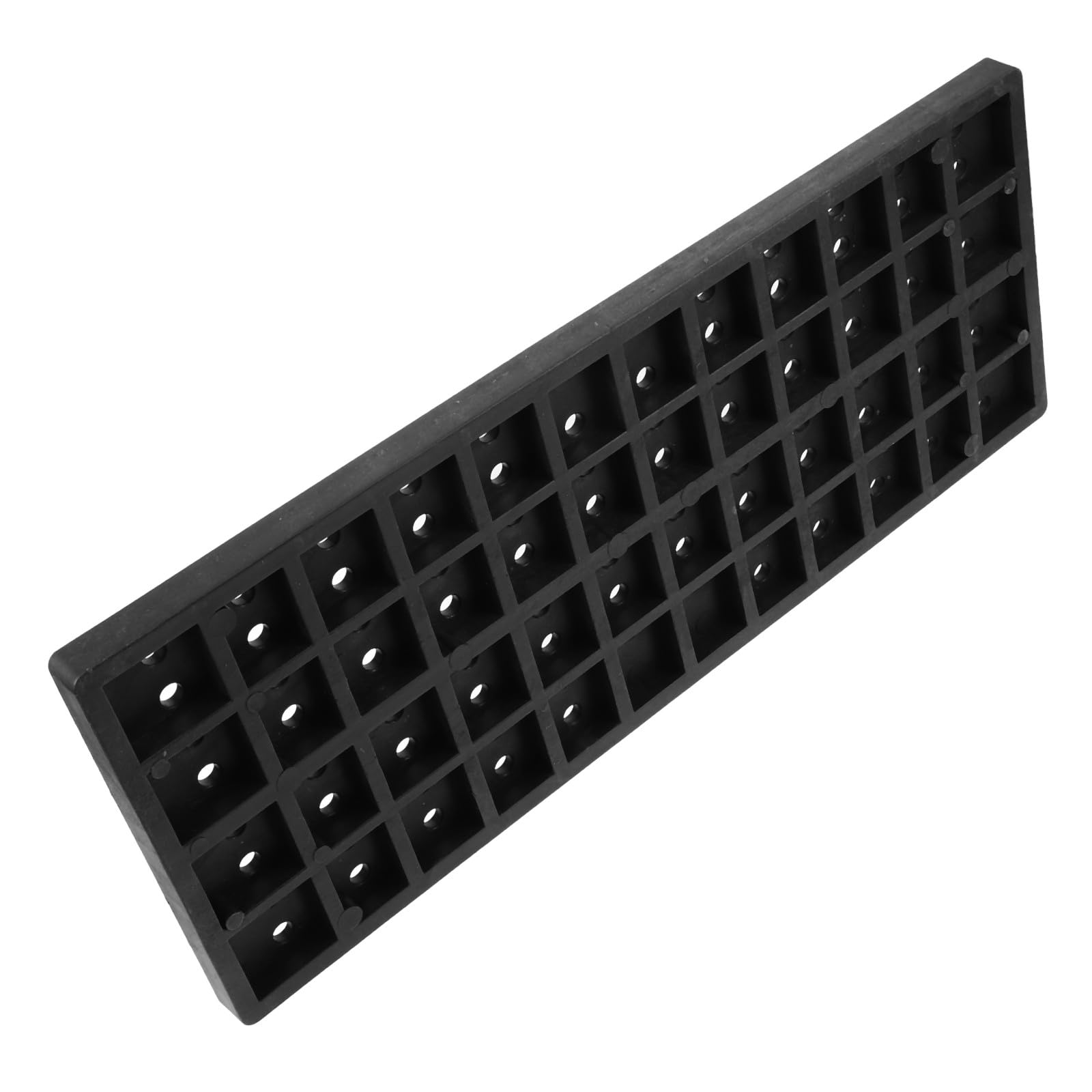 Solidna plastikowa osłona odpływowa rusztu wykopowego 200 x 500 x 20 mm - zewnętrzna kratka kanalizacyjna do kuchni i chodników dla pieszych Wymienne rozwiązanie drenażowe Wytrzymała konstrukcja