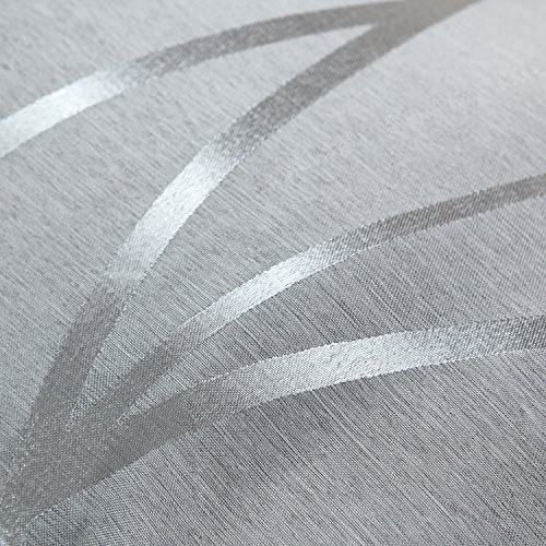 Calitime DSC0357G40-DOUBLE Pack Of 2 Throw Pillow Covers Cases For Couch Sofa Home Decor Modern Shining & Dull Contrast Triangles Abstract Lines Geometric 16 X 16 Inches Silver Gray thumb #5