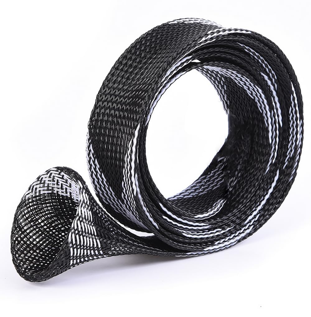 Metal Detector Cable Sleeves,Metal Detector Coil (black white)