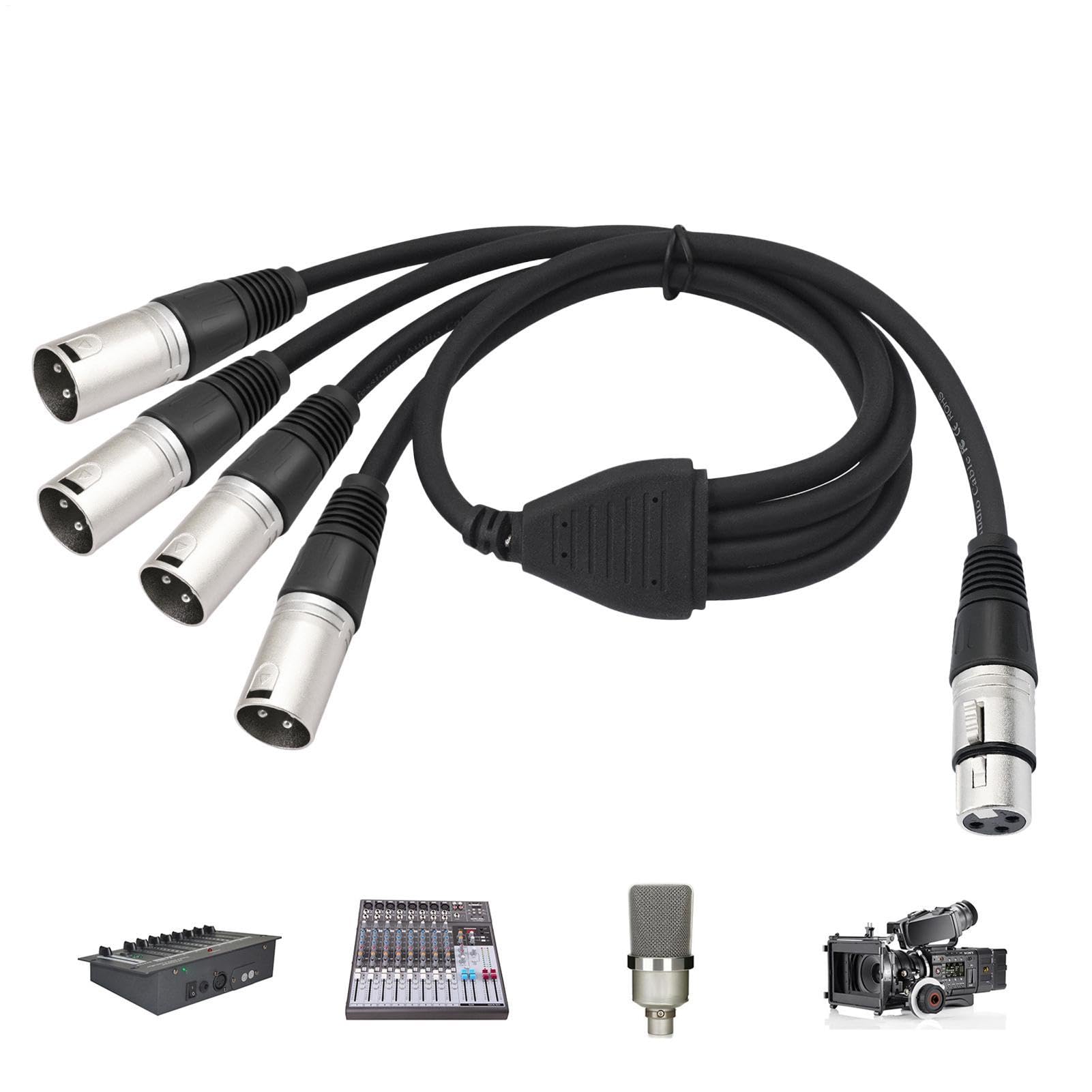 Conector convertidor duplicador de señal Aux para ambientar salas con altavoz activo 8