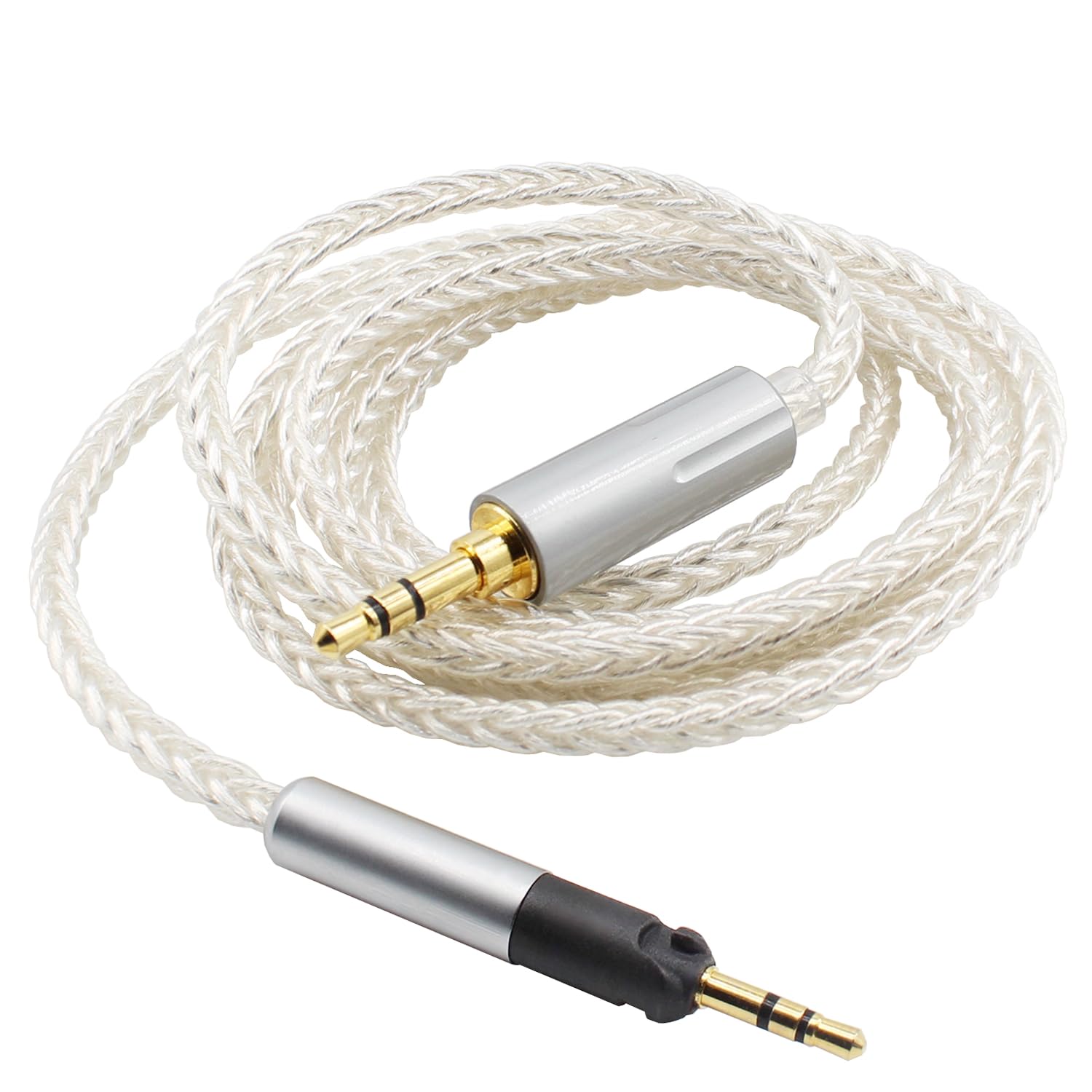 Amazon.com: Youkamoo 3.5mm Silver Plated Copper Braided