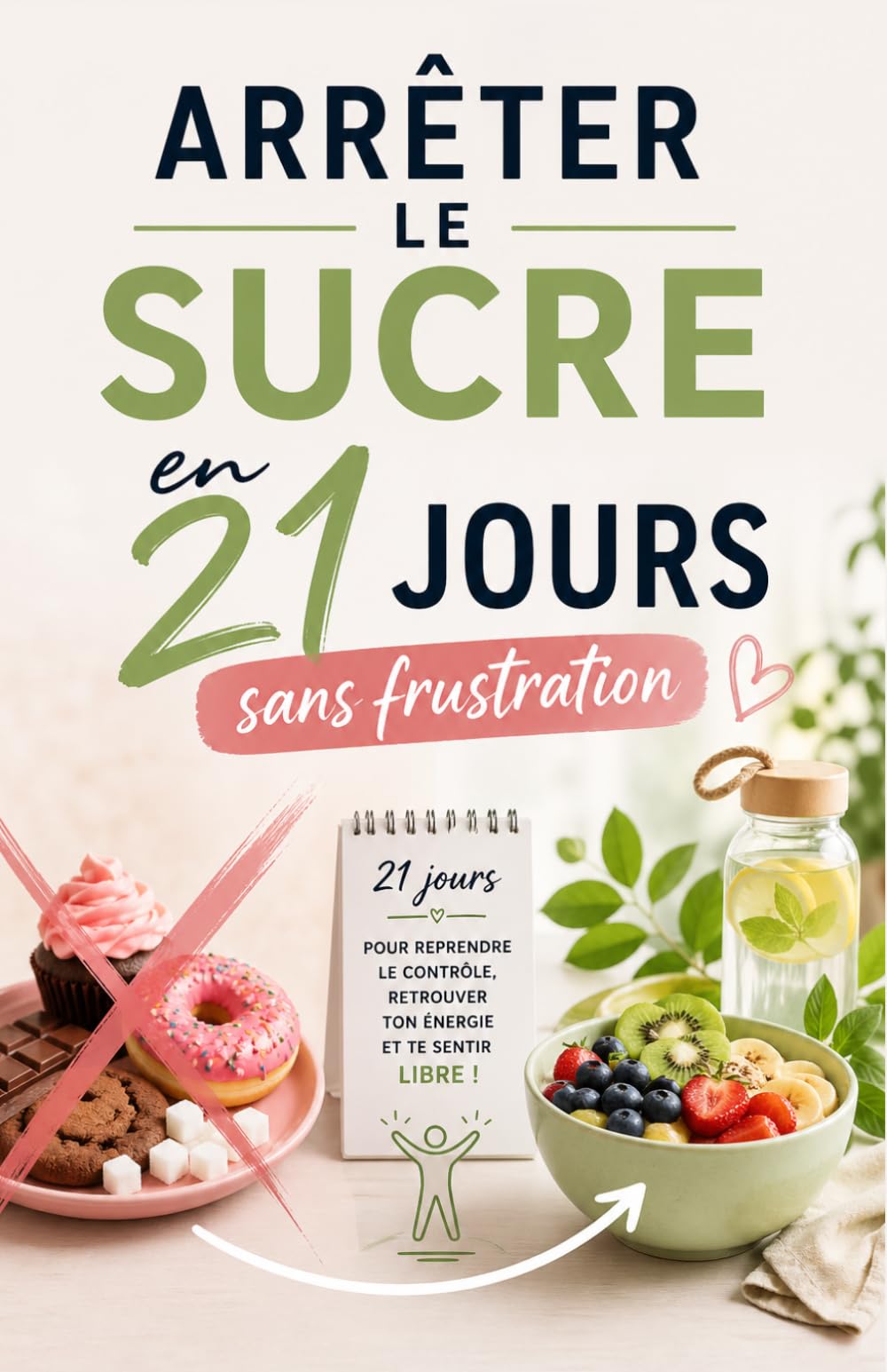 Arrêter le sucre sans craquer en 21 jours: Méthode simple, progressive et guidée pour reprendre le contrôle de ses envies de sucre