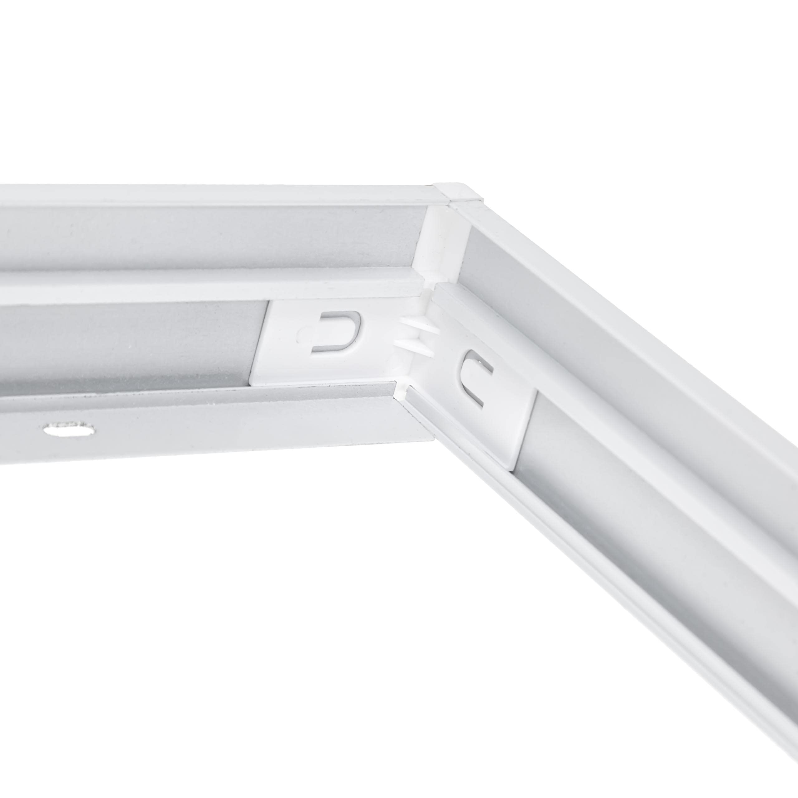 10x LED Panel Aufbaurahmen 120x30cm Montagerahmen Aluminium