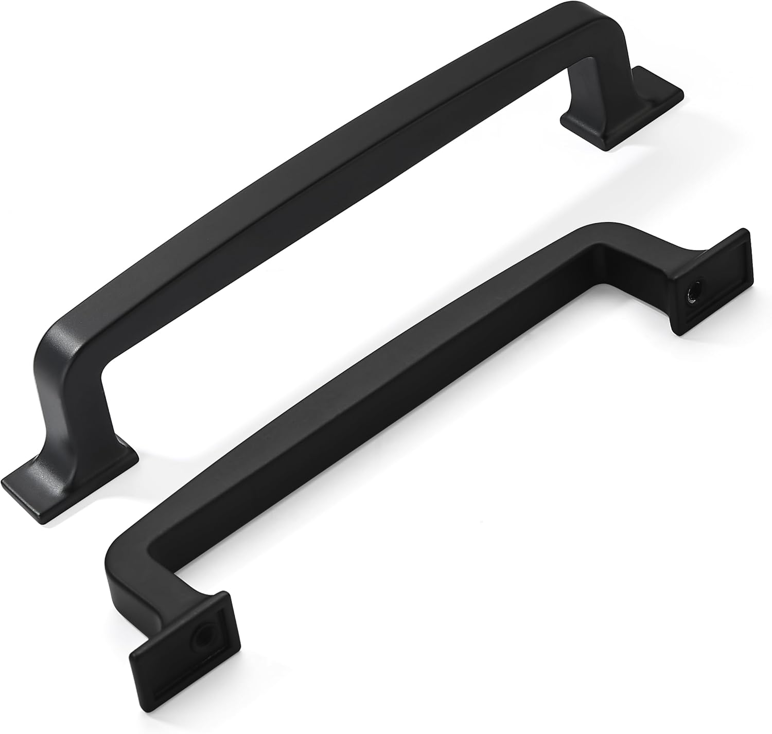khtumeware 6 Pack 5 Inch Kitchen Handles Matte Black Pulls Black Drawer Pulls