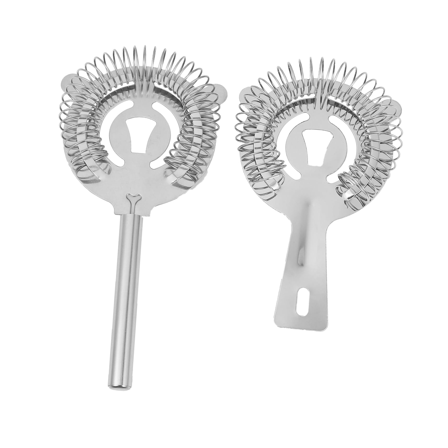 BRIGHTFUFU 2PCS Stainless Steel Cat Shaped Cocktail Strainer for Professional Bartenders Resistant Barware Tool Easy to Store for Home Bar Use