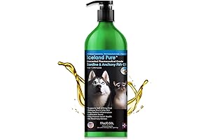 Sardine Anchovy Oil for Dogs: 1296mg Omega Rich Unscented Oil
