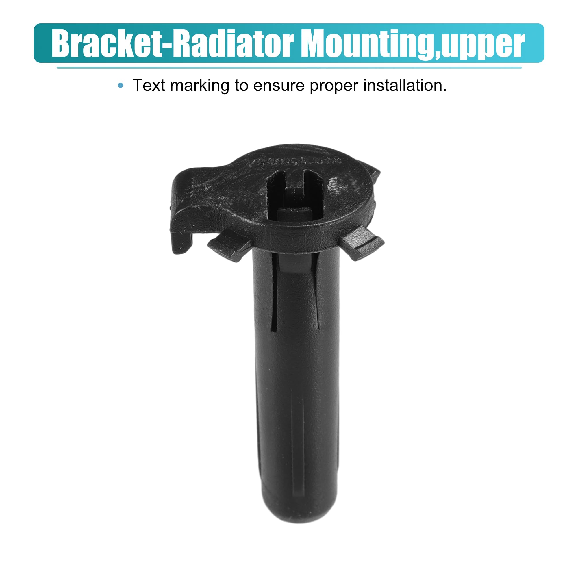QUARKZMAN Supports De Fixation De Radiateur Pour Audi A4 09-16 2Pcs | Matériau: Plastique, Couleur: Noir, Numéro OE: WHT001506A, Compatible: Pour Audi A4 Quattro, A5, Q5 Etc.