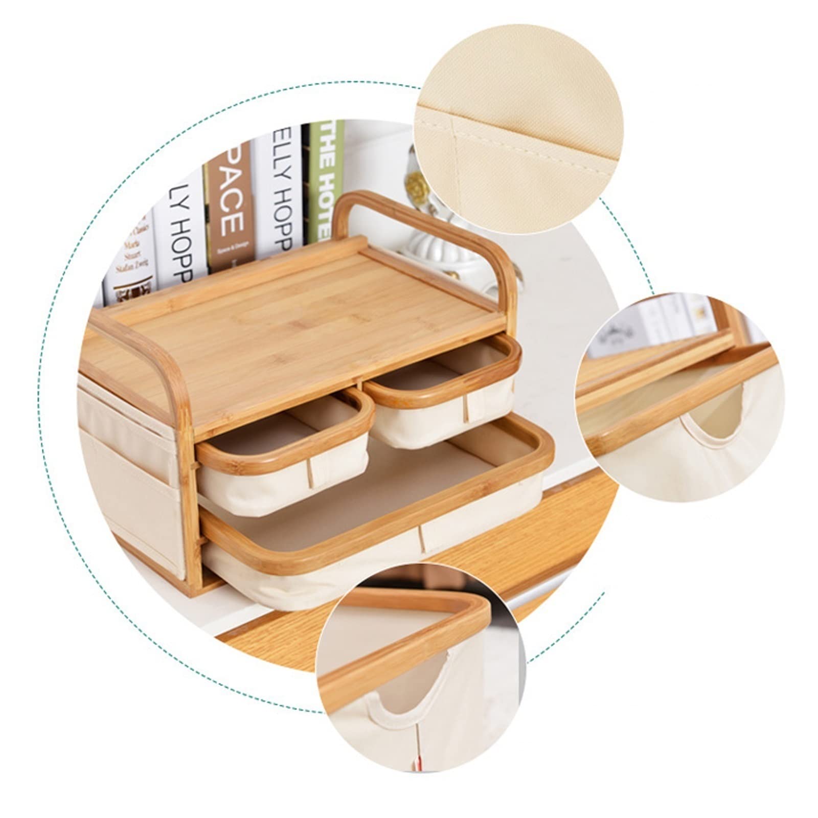 Porta Trucchi Organizer Scatola di stoccaggio dell'armadio cosmetico Adatto for i prodotti for la cura della pelle for for for del rossetto for da banco camera letto Vanity(L)