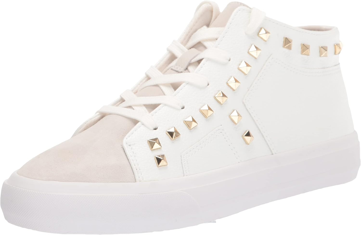 Jessica Simpson Women's Folliah Casual Sneaker, White, 7.5