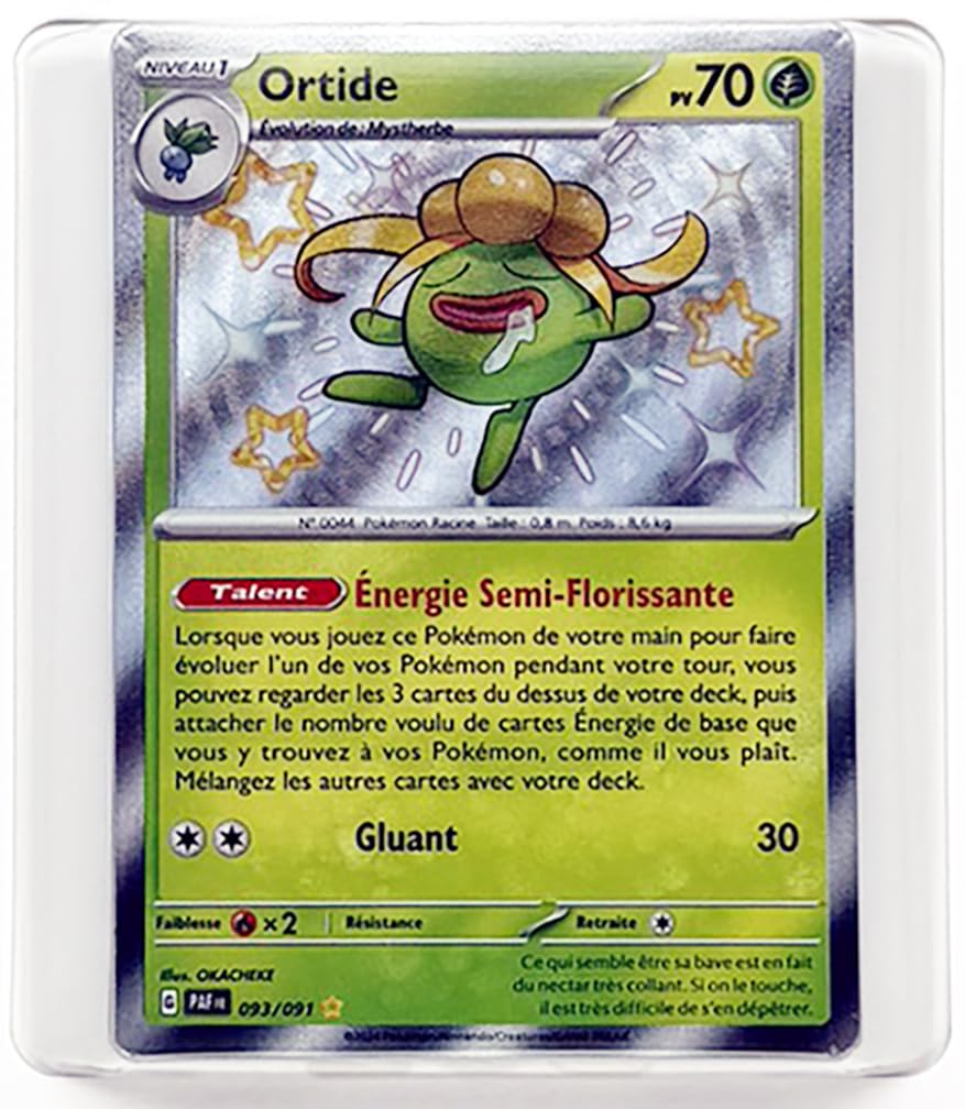 Ortide (Gloom) 093/091 Shiny - my-booster X Écarlate et Violet 4.5 - Destinées de Paldea Box of 10 Pokemon French cards