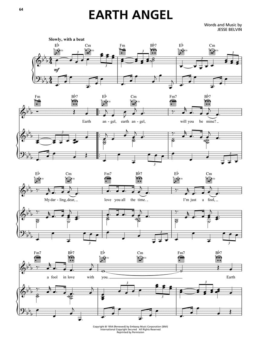 Songs of the 1950s piano, voix, guitare+enregistrements online: 100 Songs With Online Audio Backing Tracks, Piano, Vocal, Guitar (Decade Series)