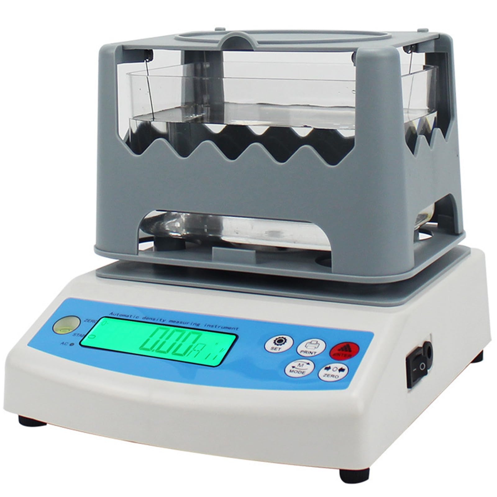 Densimètre numérique Professionnel pour Solides, 0,001 g/cm3, Haute précision, Mesure précise de la Mousse, l'EVA et des Particules (Conforme à Norme ASTM D297, Sortie RS232C) 600A