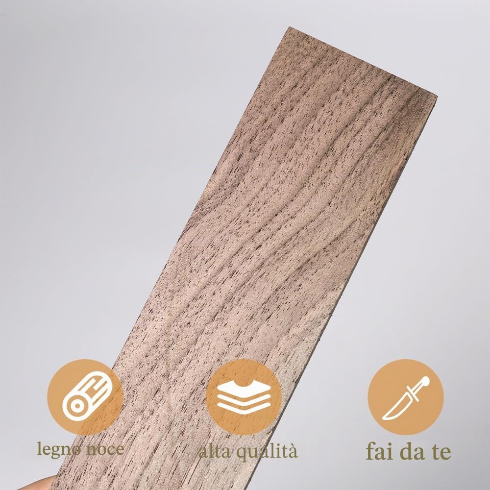 4 Pezzi Blocco Legno per Intaglio 20x5x1cm Blocchetti Legno da Intagliare in Rettangolare Pannello di Legno non Verniciato per Principianti,Artigianato Fai da te