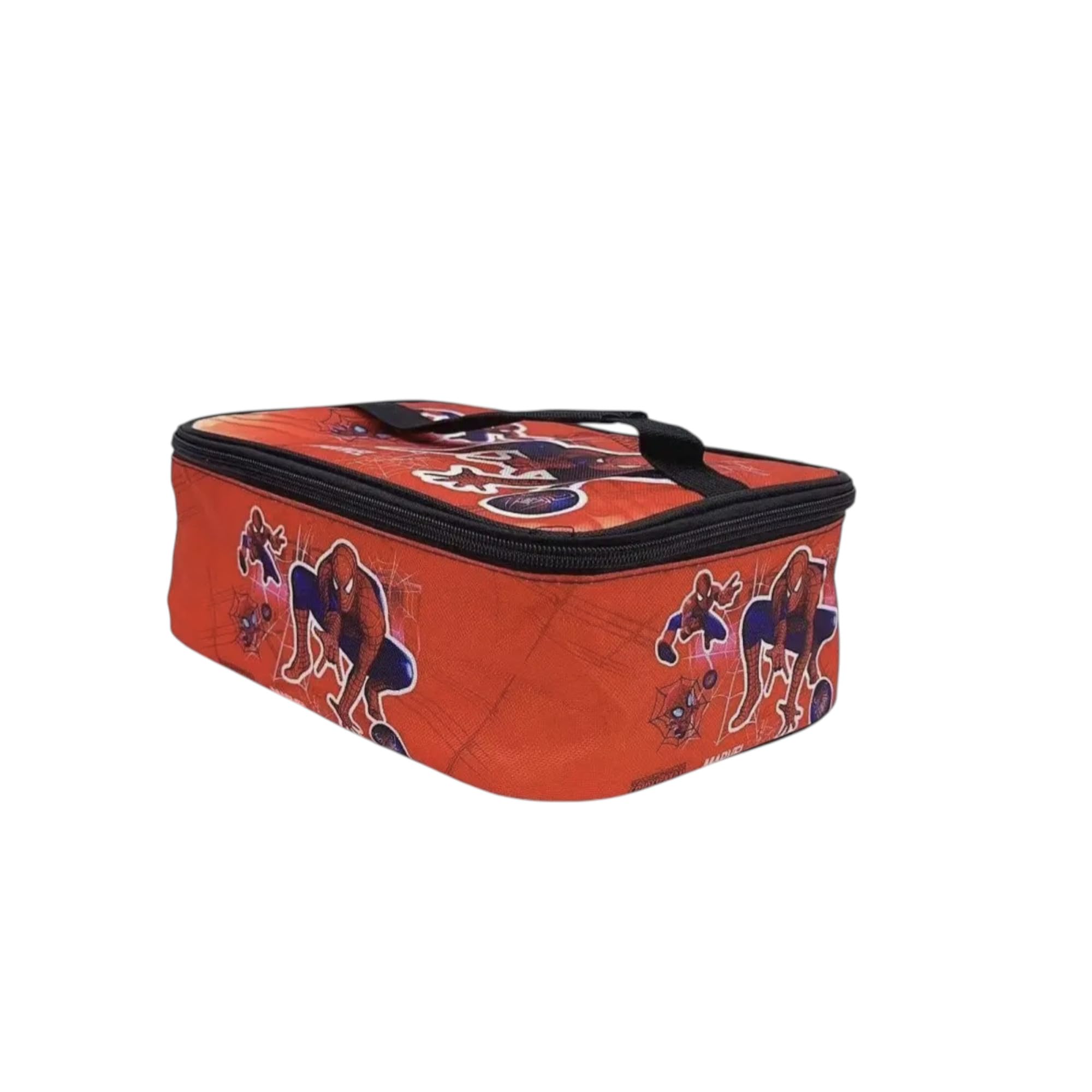 Hemasa Insulated Lunch Bag - Water-Resistant Canvas Cooler Box (Red)