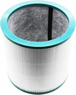 Beegie Cilindro de Filtro de 360° de 1 Pieza. Compatible con Dyson Pure Cool Me BP01 TP01 Link TP02. Accesorios for purificadores de Aire con Ventilador purificador en Caja